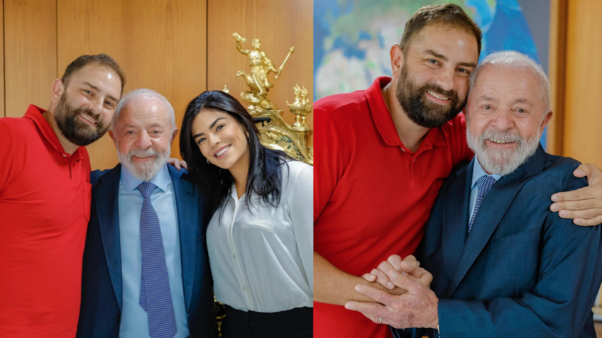 Filho de Lula visita presidente no Palácio do Planalto