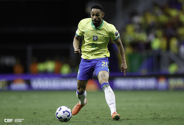 Matheus Cunha é cortado da Seleção Brasileira por lesão muscular; Samuel Lino assume a vaga